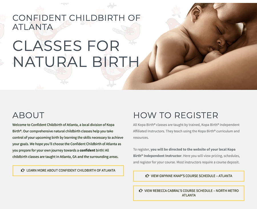 Kopa Birth Confident Childbirth of Atlanta